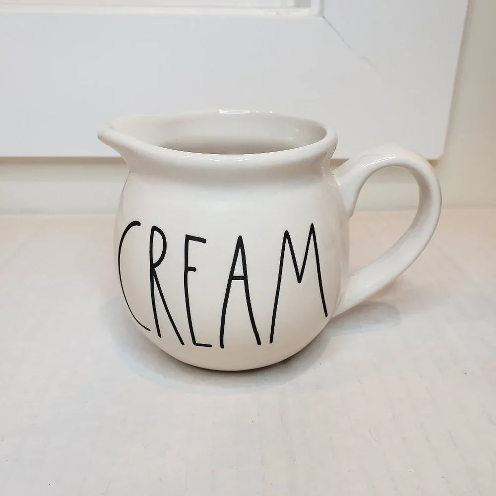 Rae Dunn Artisan Collection Creamer with handle 3.5 x  3.5